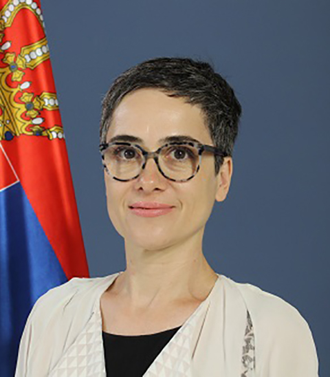 駐日セルビア共和国大使 アレクサンドラ・コヴァチュ 氏 Ambassador of the Republic of Serbia H.E. Mrs. Aleksandra KOVA?